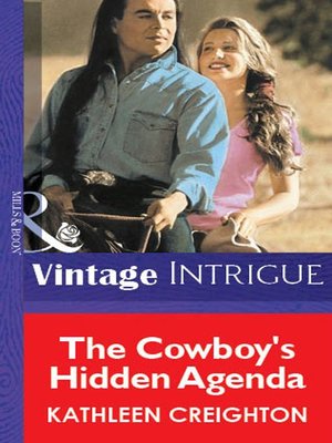cover image of The Cowboy's Hidden Agenda